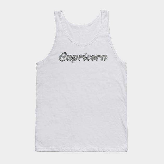 Capricorn Glitter Tank Top by lolsammy910